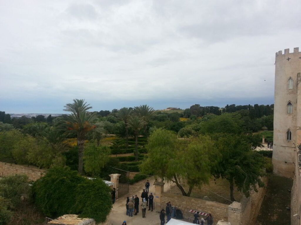 Castello di Donnafugata vista dal terrazzo