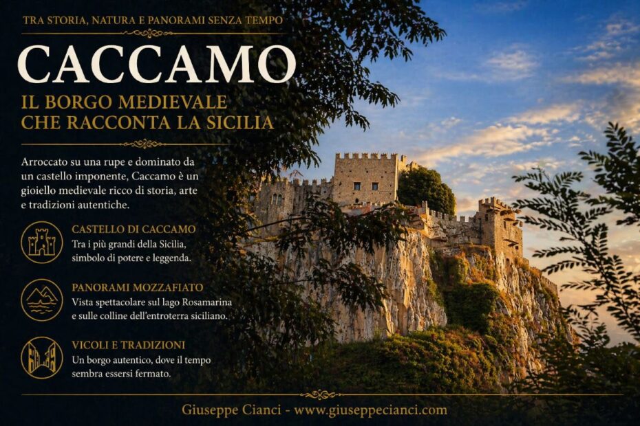 Caccamo conserva un’atmosfera autentica e senza tempo, lontana dai grandi flussi turistici
