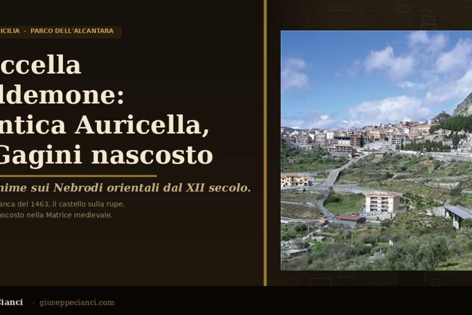 Si chiamava Auricella, la piccola rocca d'oro, per le presunte cave d'oro che gli antichi cercavano nelle sue rocce