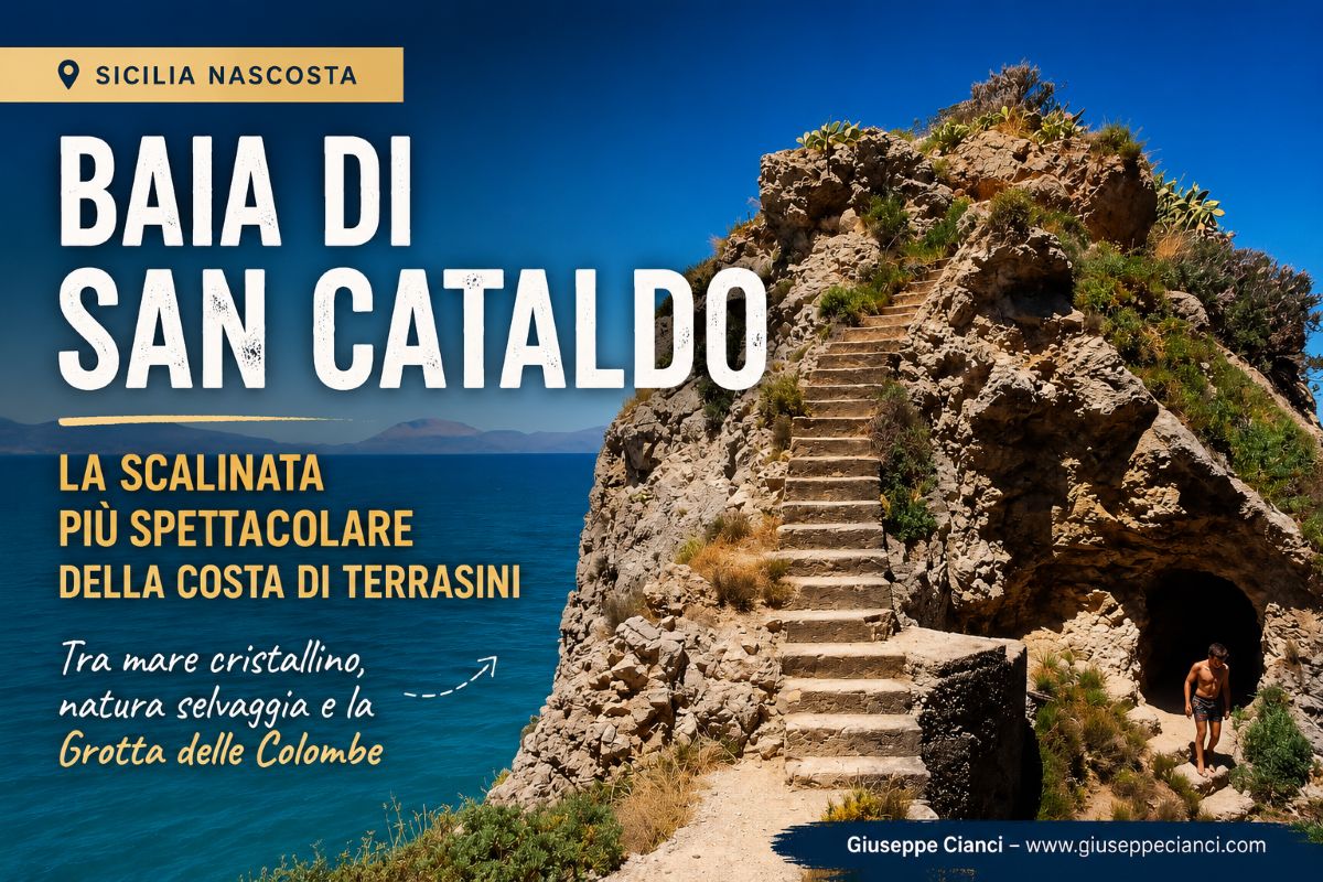 Baia di San Cataldo Terrasini: Grotta delle Colombe e come arrivarci